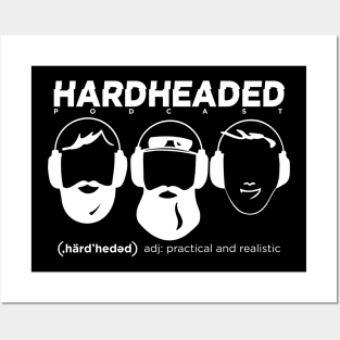 Hardheaded Podcast Logo Posters and Art